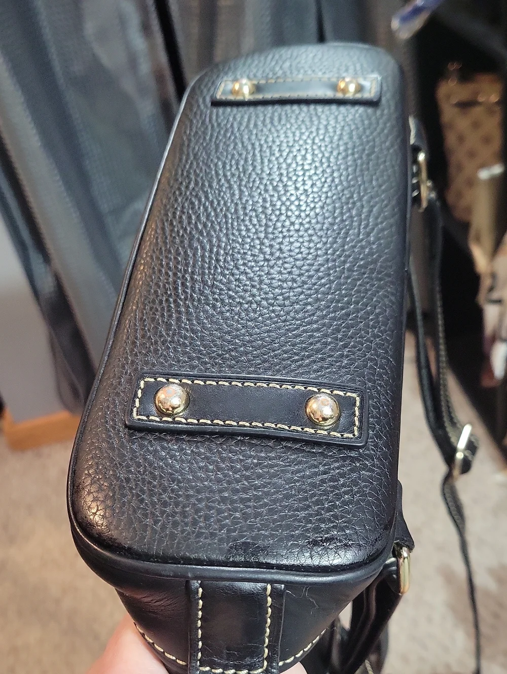 Dooney & Bourke Black Leather Backpack